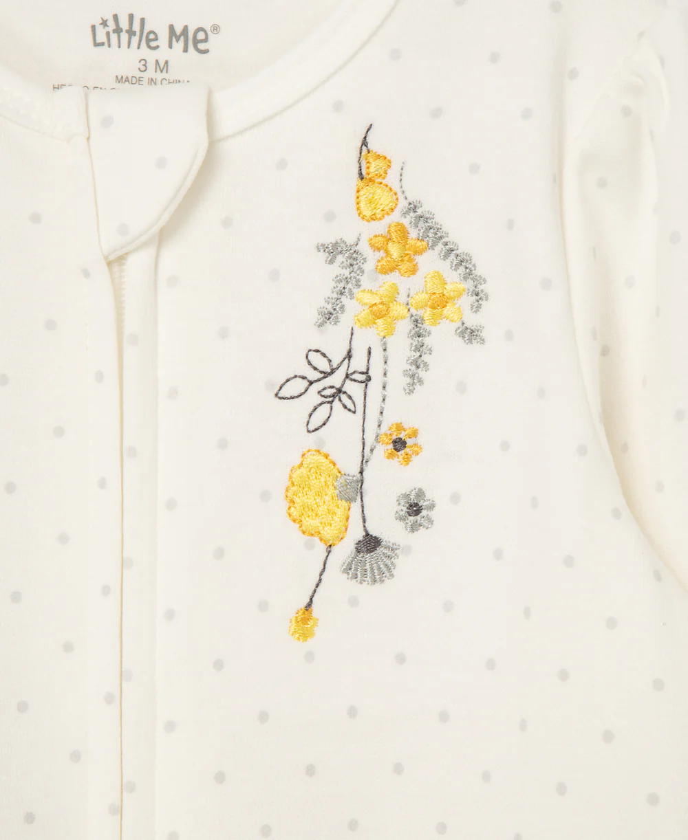 Primrose Zip Footie