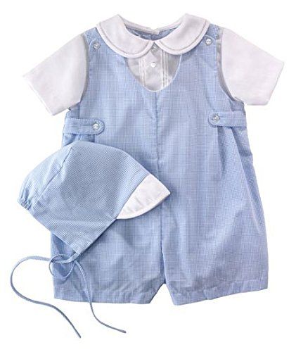 Blue Gingham Romper