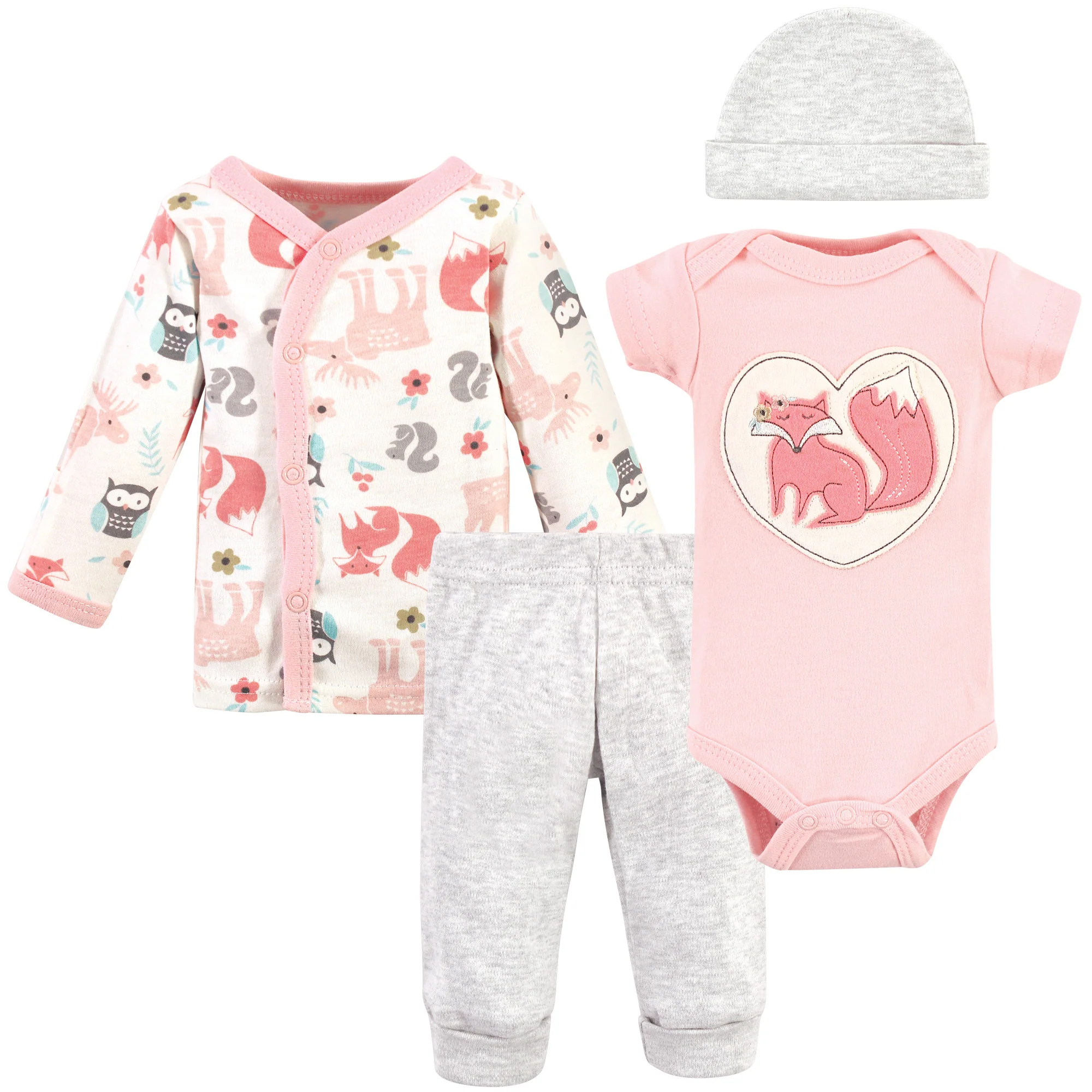 Pink Fox 4-piece Set
