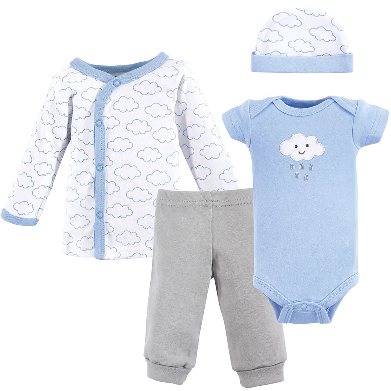 Blue Cloud 4pc Set
