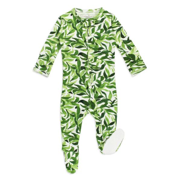 Kelp Organic 2-Way Zipper Footie