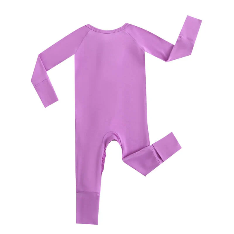 Luxie Lavender Ruffled Romper