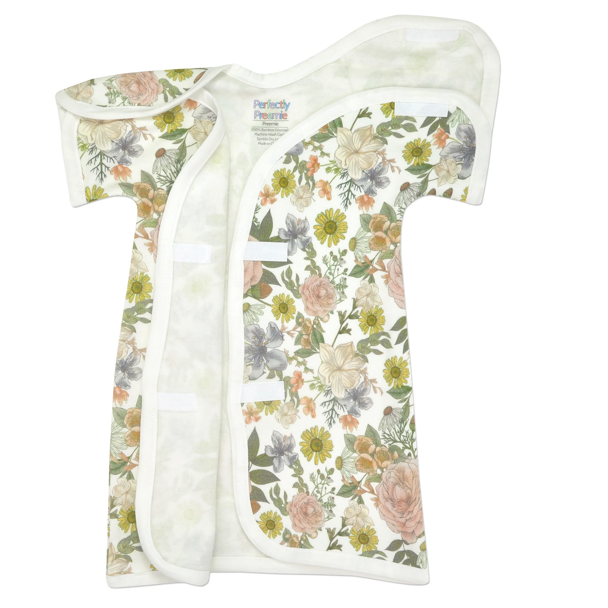 Vintage Rose Bamboo NICU Gown