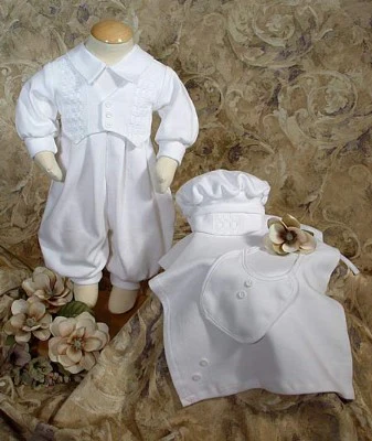 Christening Knit Suit Set