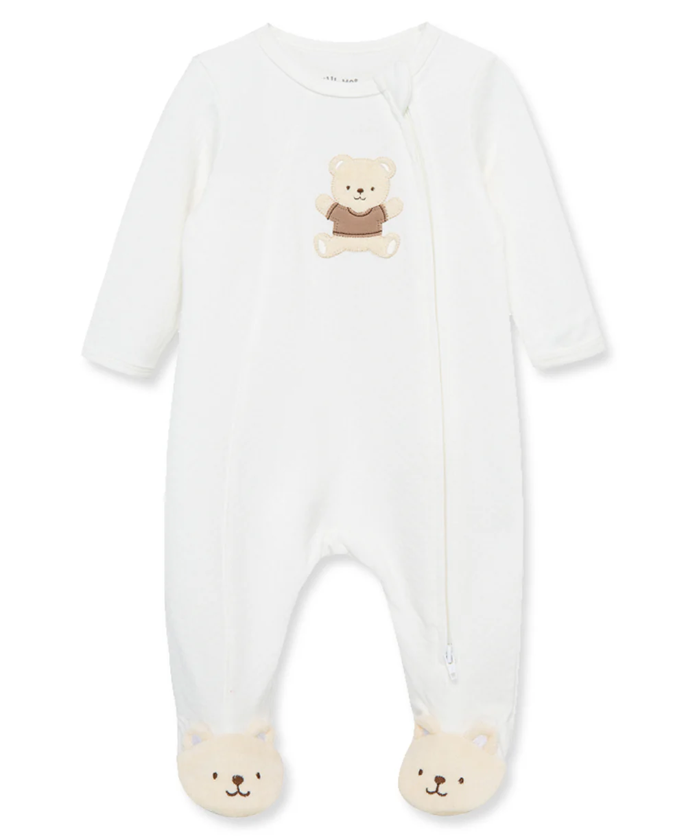 Gentle Bear Zip Footie