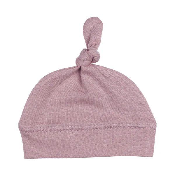 Lavender Knotted Organic Cap