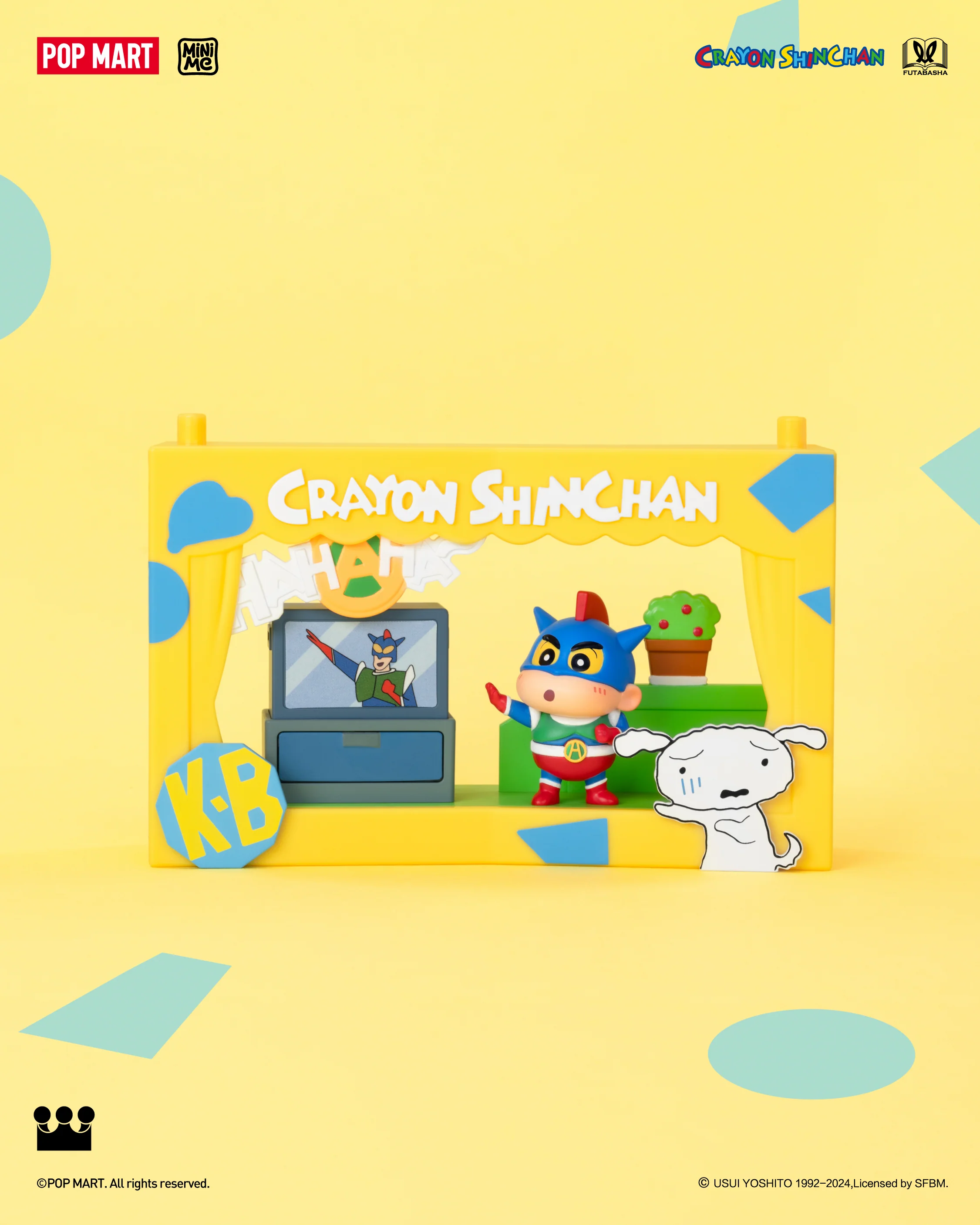 POP MART Crayon Shinchan Life Theatre Series Scene Sets