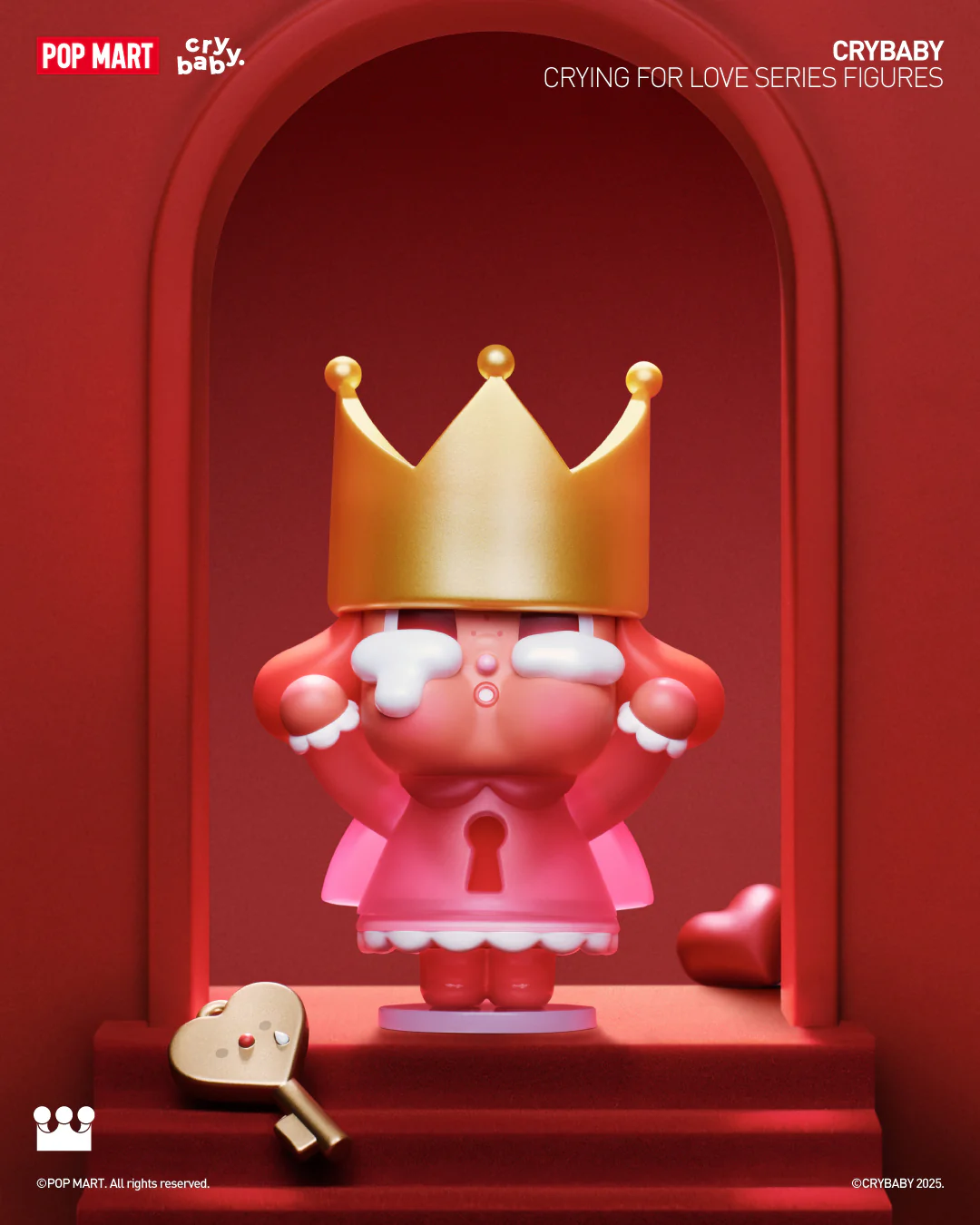 POP MART CRYBABY Crying For Love Series Figures