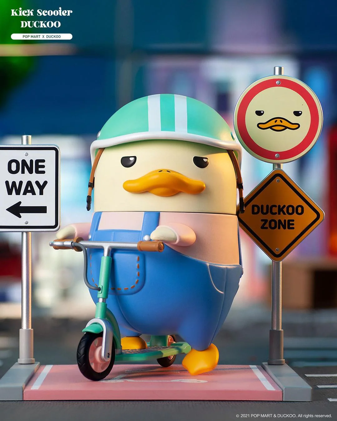 POP MART Duckoo Kick Scooter Figure
