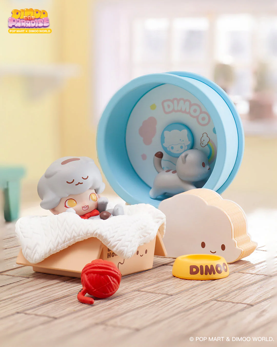 POP MART Dimoo Cat Paradise Series Prop