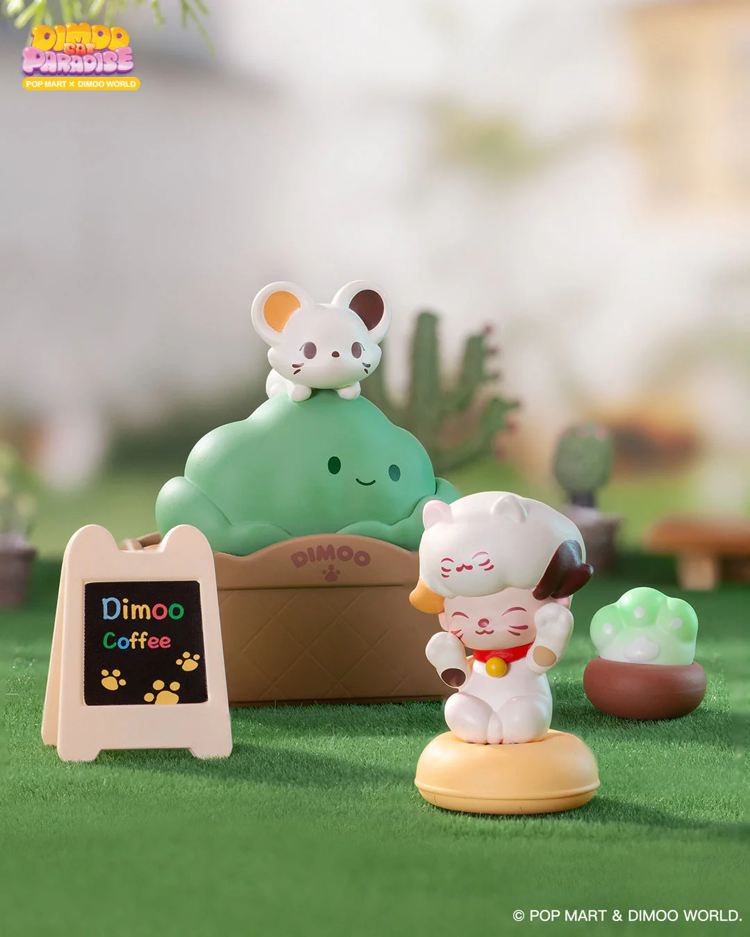POP MART Dimoo Cat Paradise Series Prop