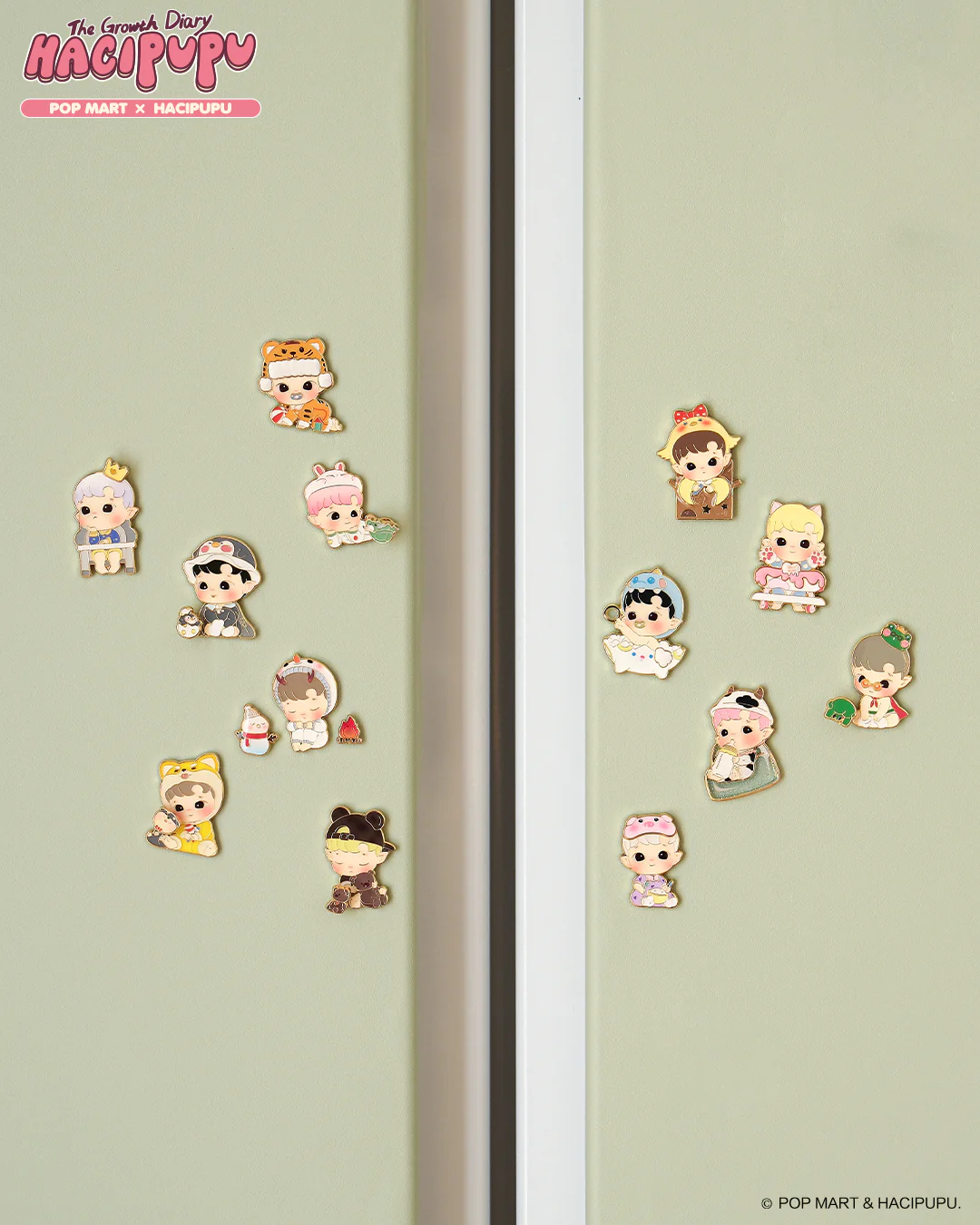 POP MART Hacipupu The Growth Diary Series - Badge Blind Boxes