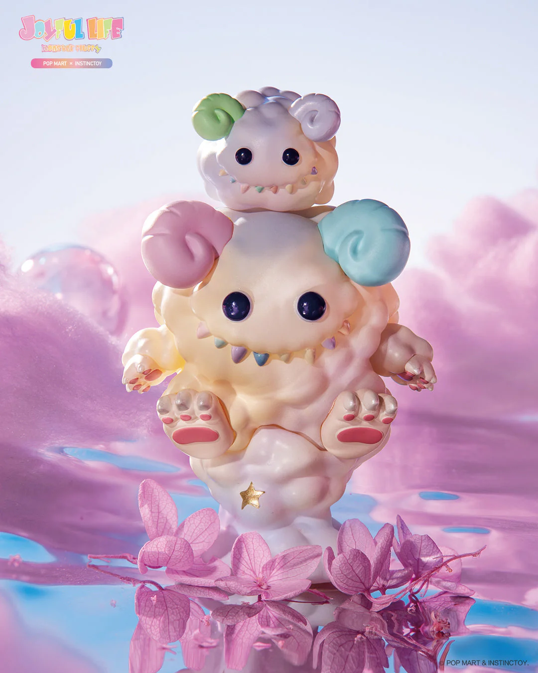 POP MART INSTINCTOY Monster Fluffy Joyful Life Series