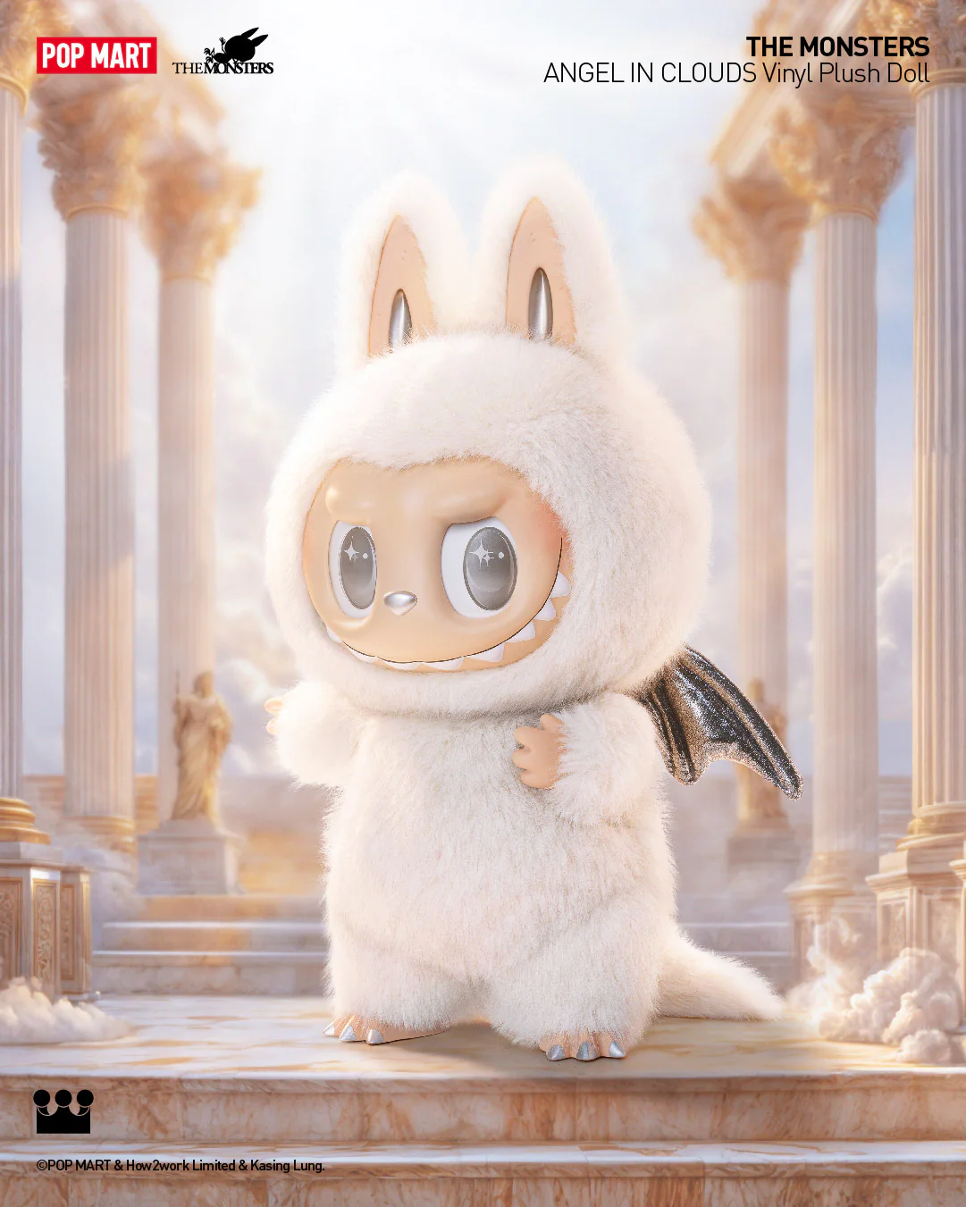 THE MONSTERS - ANGEL IN CLOUDS Vinyl Face Doll