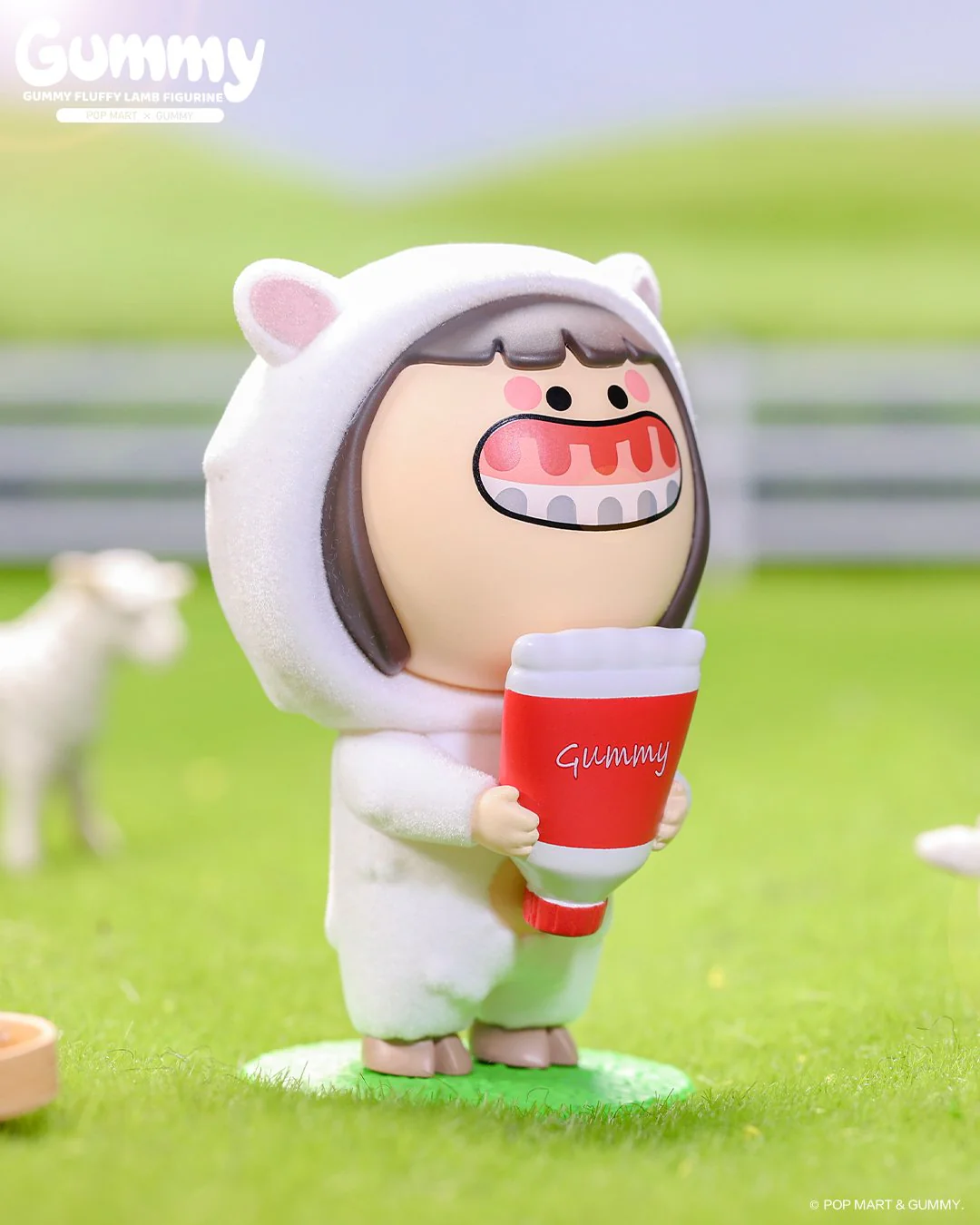 POP MART Gummy Fluffy Lamb Figurine
