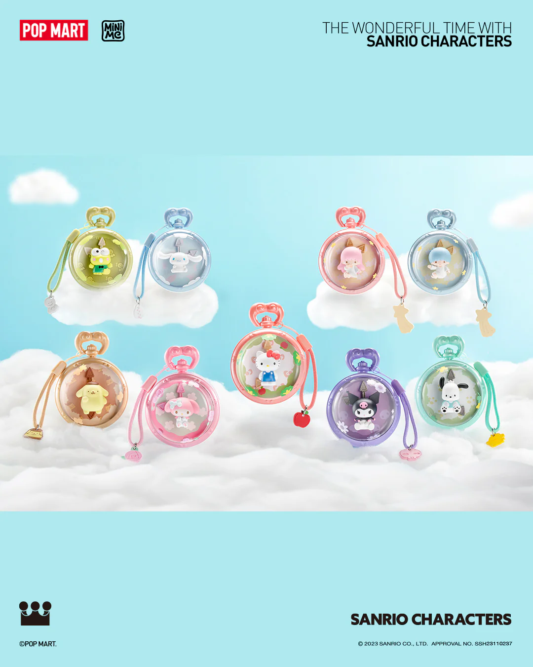 POP MART The Wonderful Time With Sanrio Characters Series Scene Sets