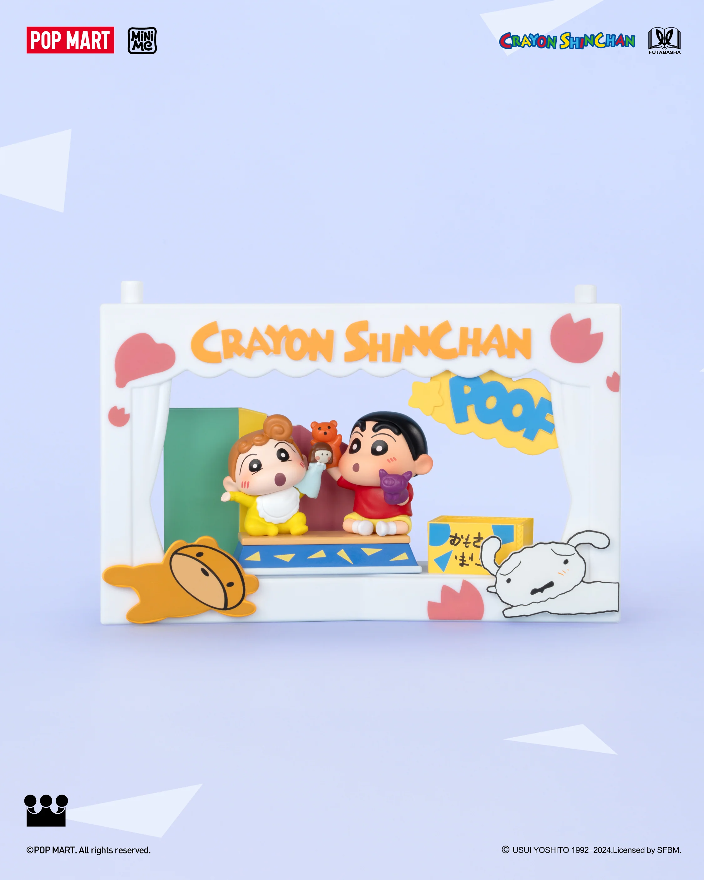 POP MART Crayon Shinchan Life Theatre Series Scene Sets
