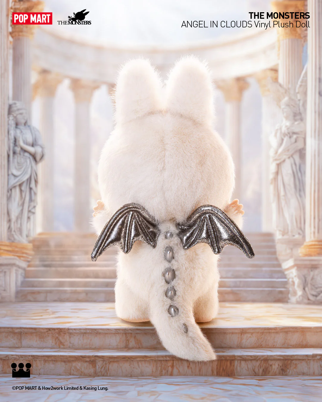 THE MONSTERS - ANGEL IN CLOUDS Vinyl Face Doll