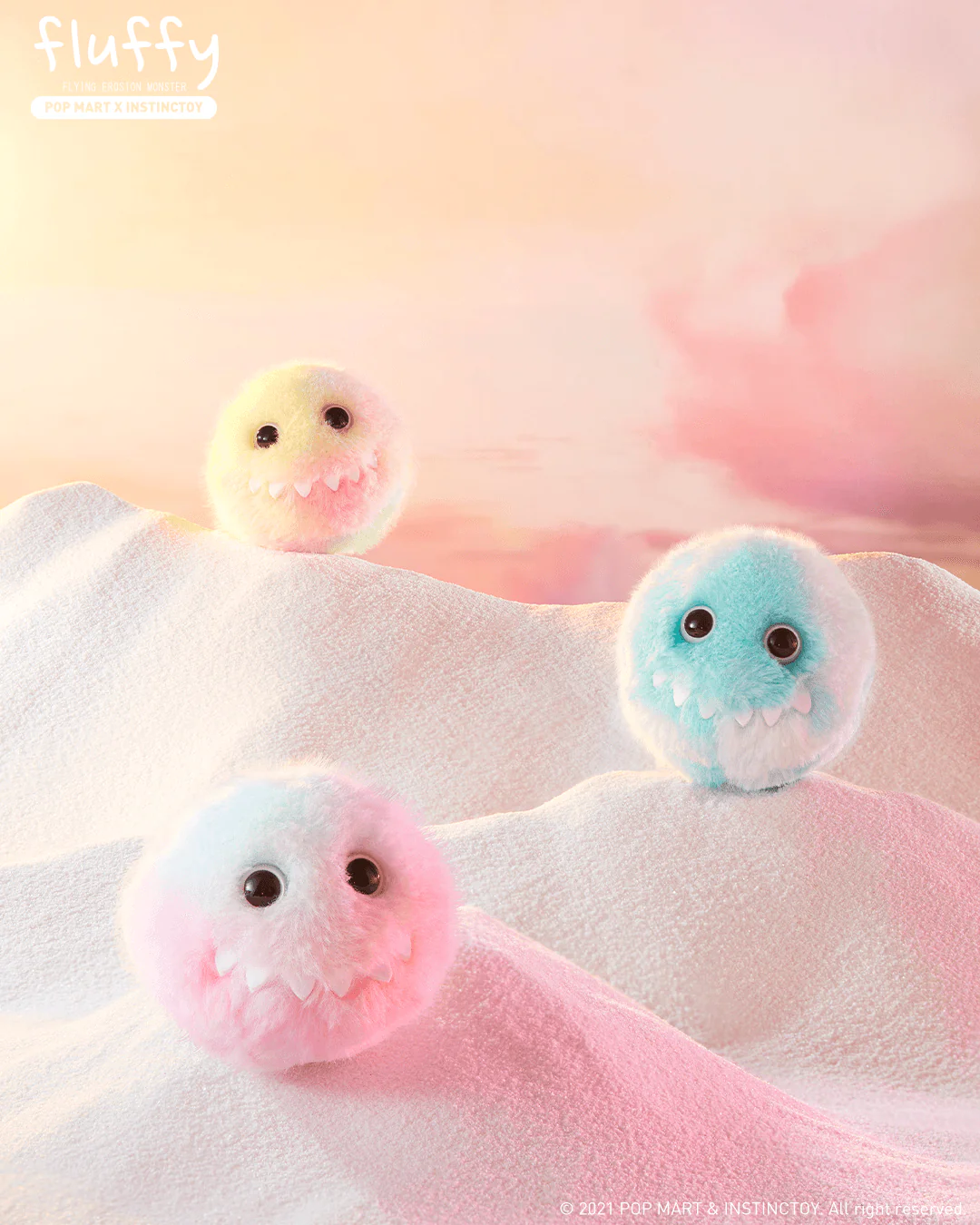 POP MART Instinctoy Fluffy Plush Pendant