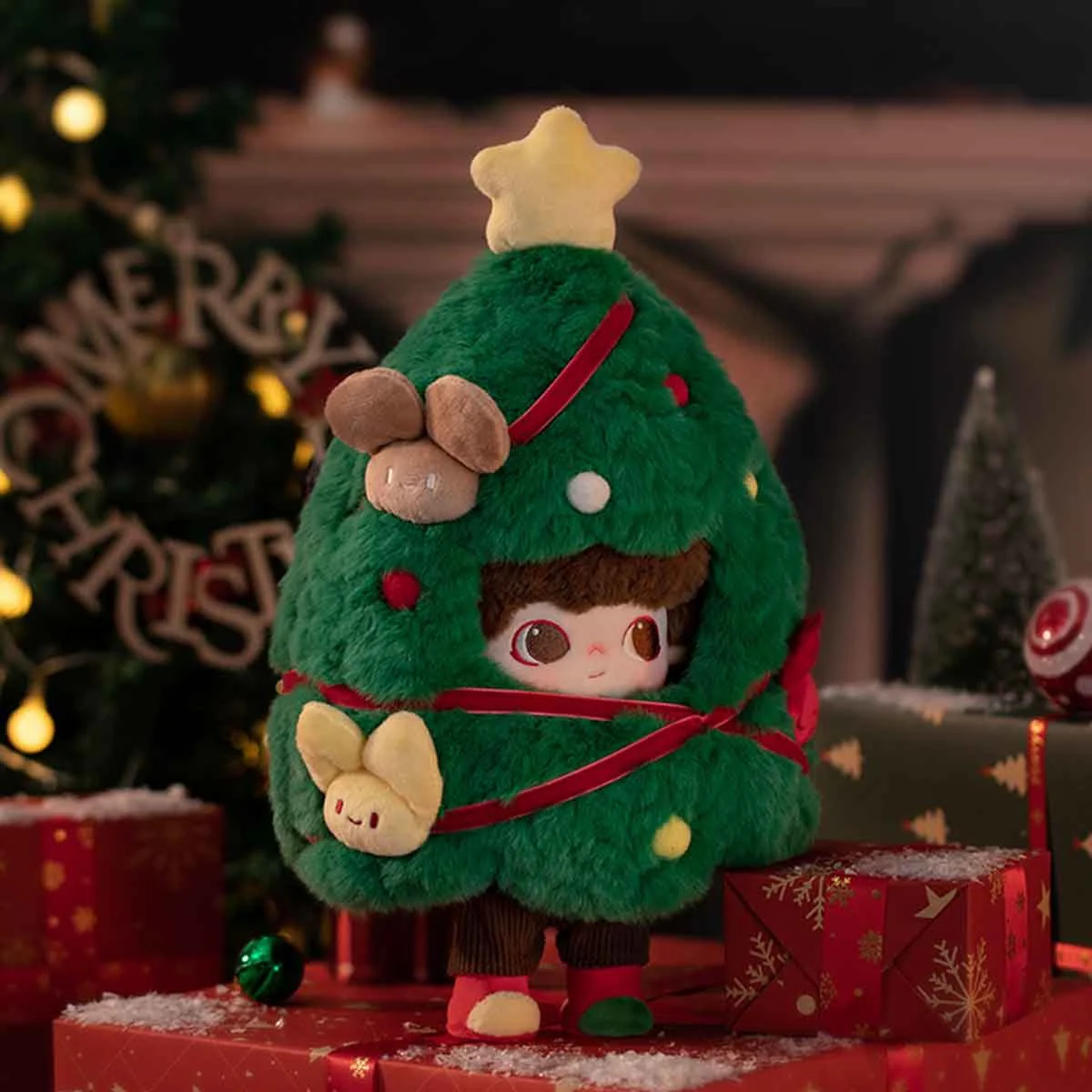 POP MART Dimoo Letters from Snowman Series - 20cm Cotton Doll