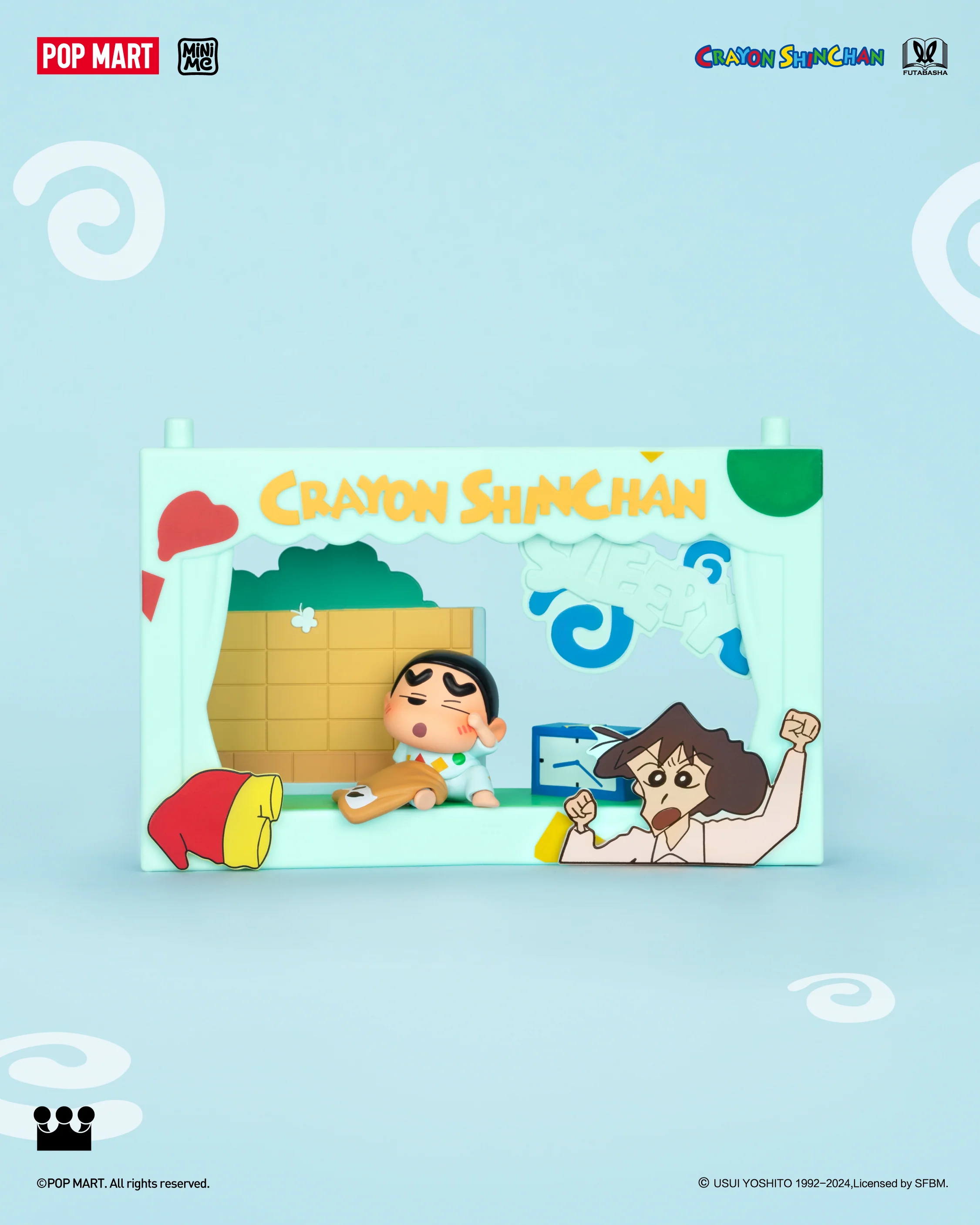 POP MART Crayon Shinchan Life Theatre Series Scene Sets
