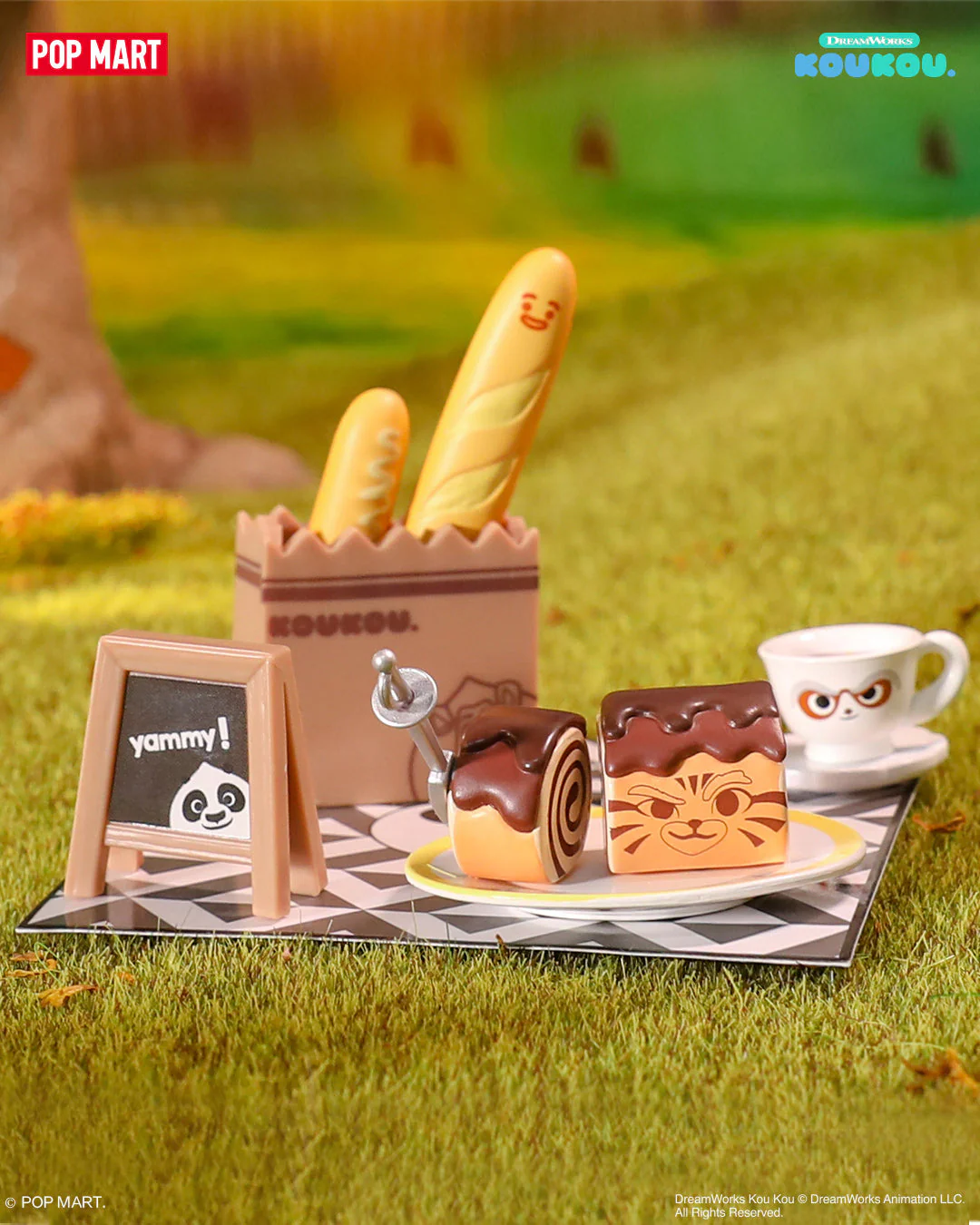 POP MART Koukou Leisurely Afternoon Tea Series Prop