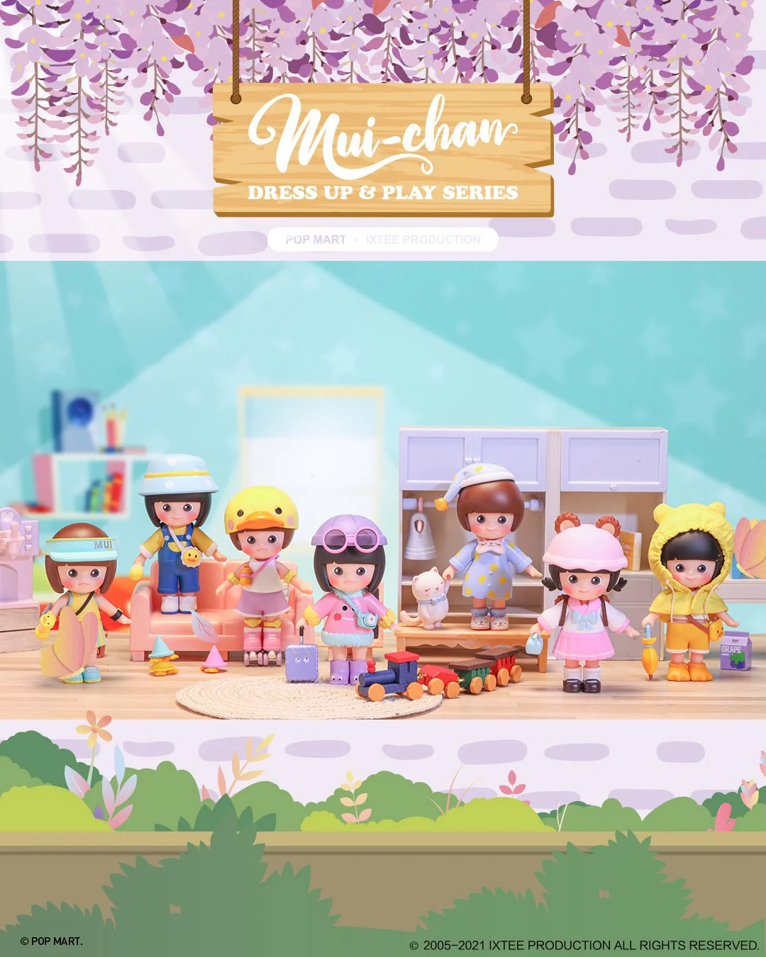 POP MART x iXTEE Mui-Chan Dress up & Play Series
