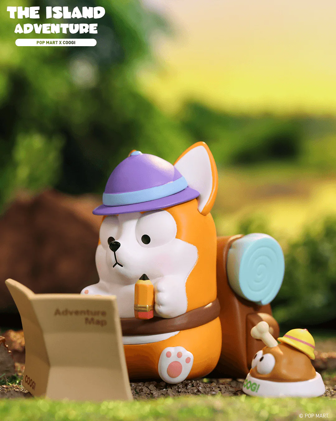 POP MART Coogi & Foody The Island Adventure Series