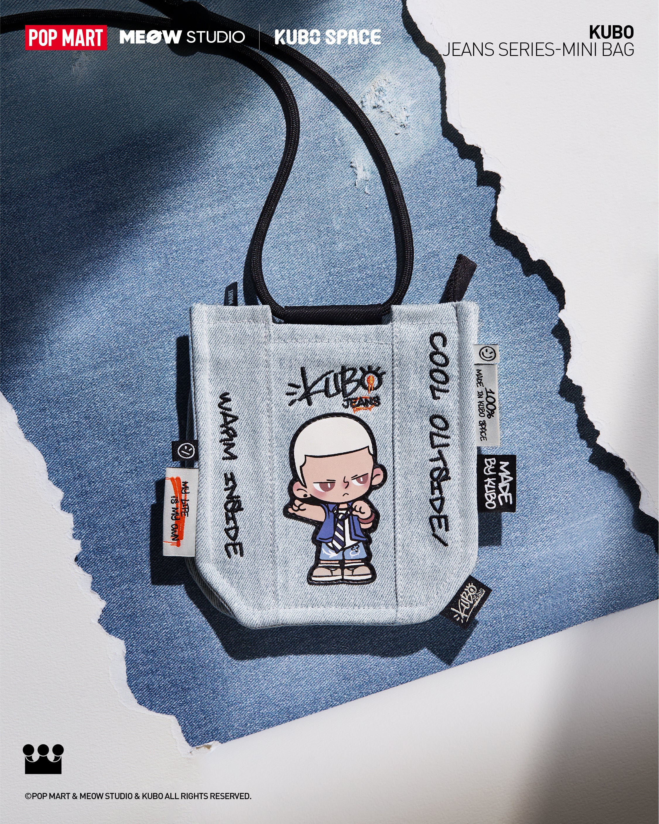 POP MART Kubo Jeans Series - Mini Bag