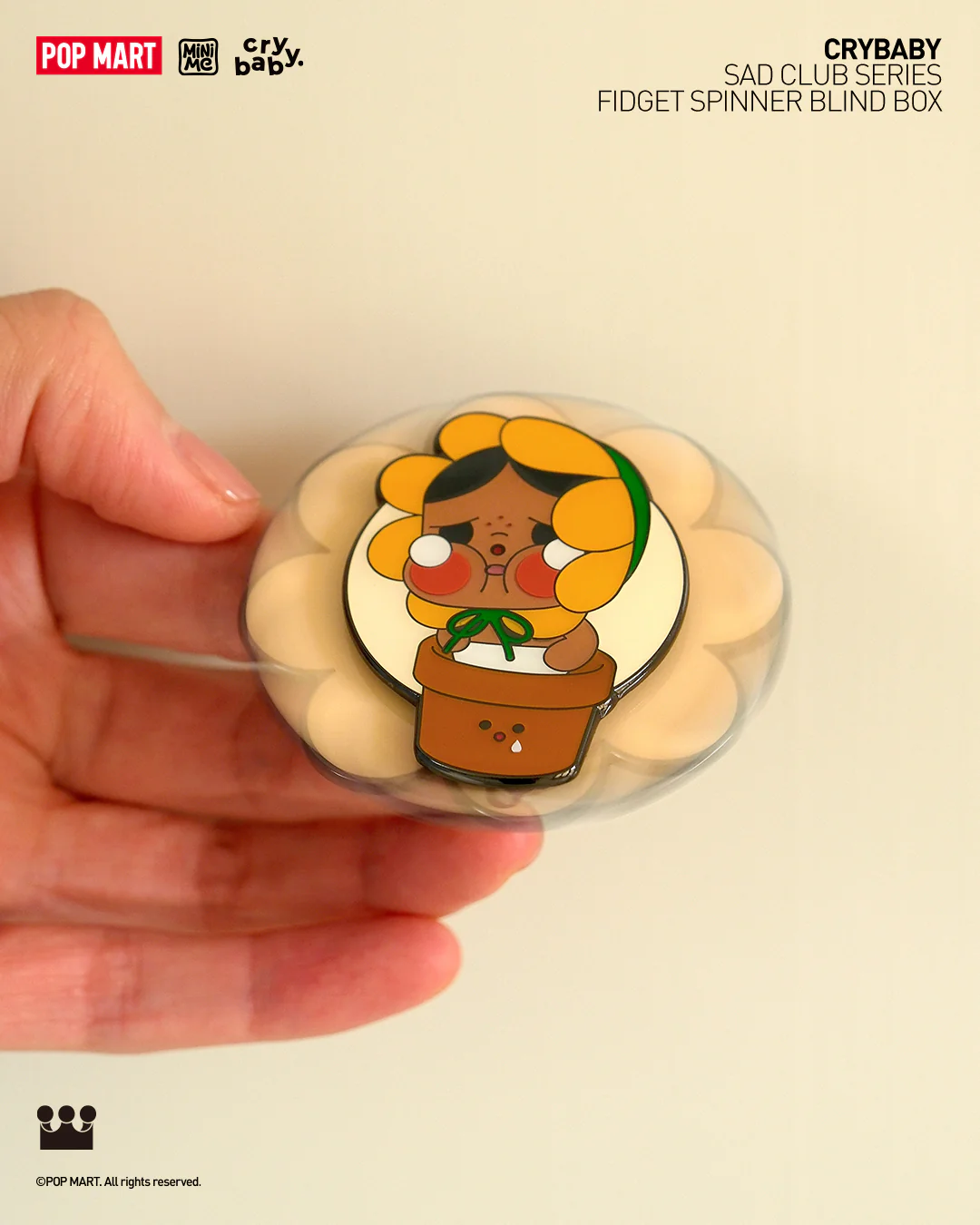 POP MART CRYBABY Sad Club Series-Fidget Spinner Blind Box