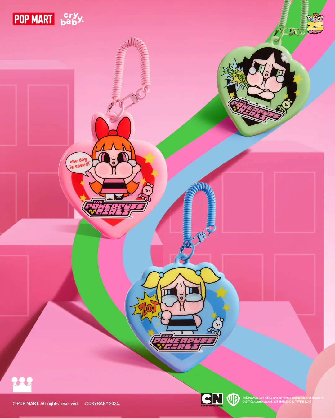 POP MART CRYBABY× Powerpuff Girls Series-Card Holder Blind Box