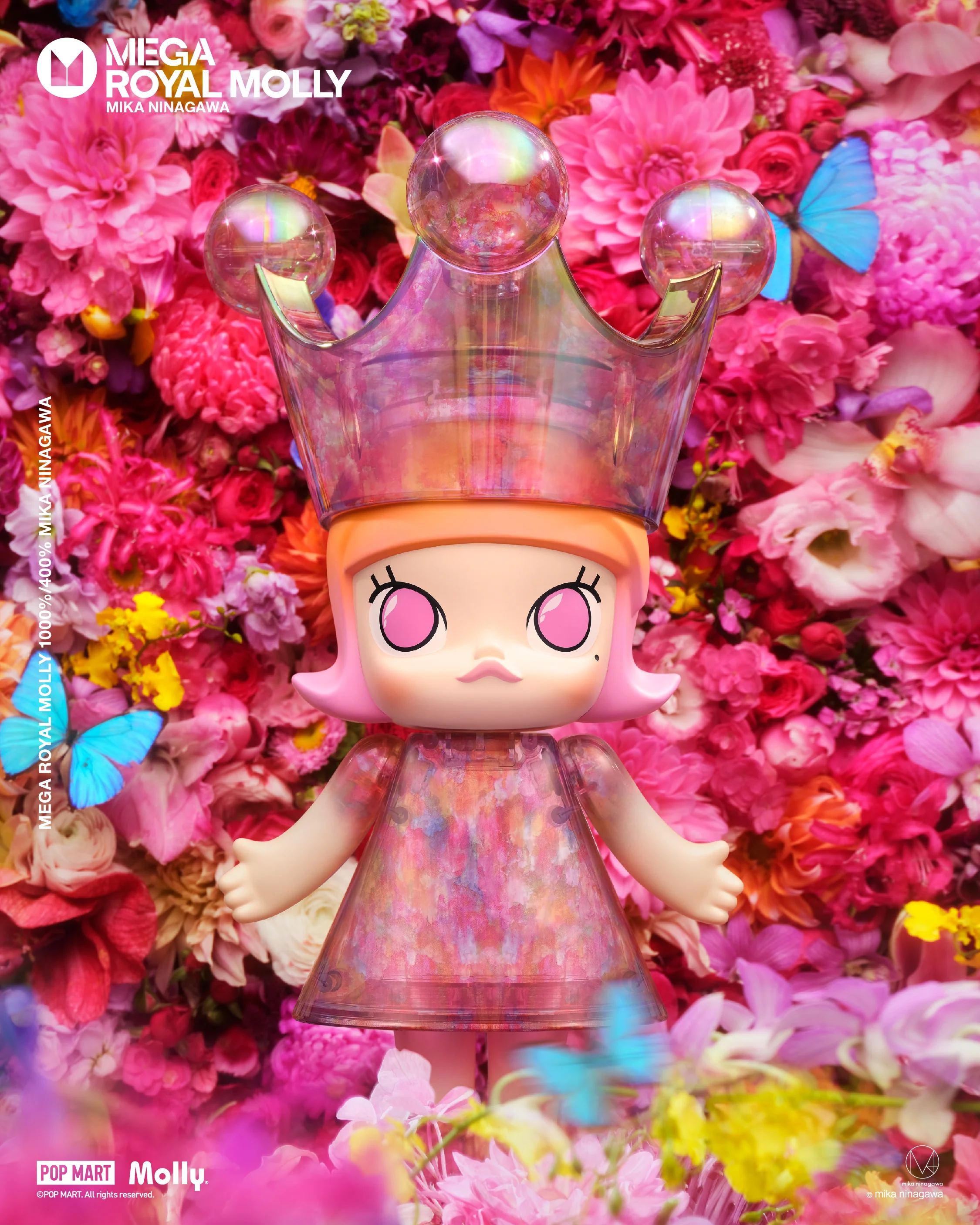 POP MART MEGA ROYAL MOLLY 400% MIKA NINAGAWA