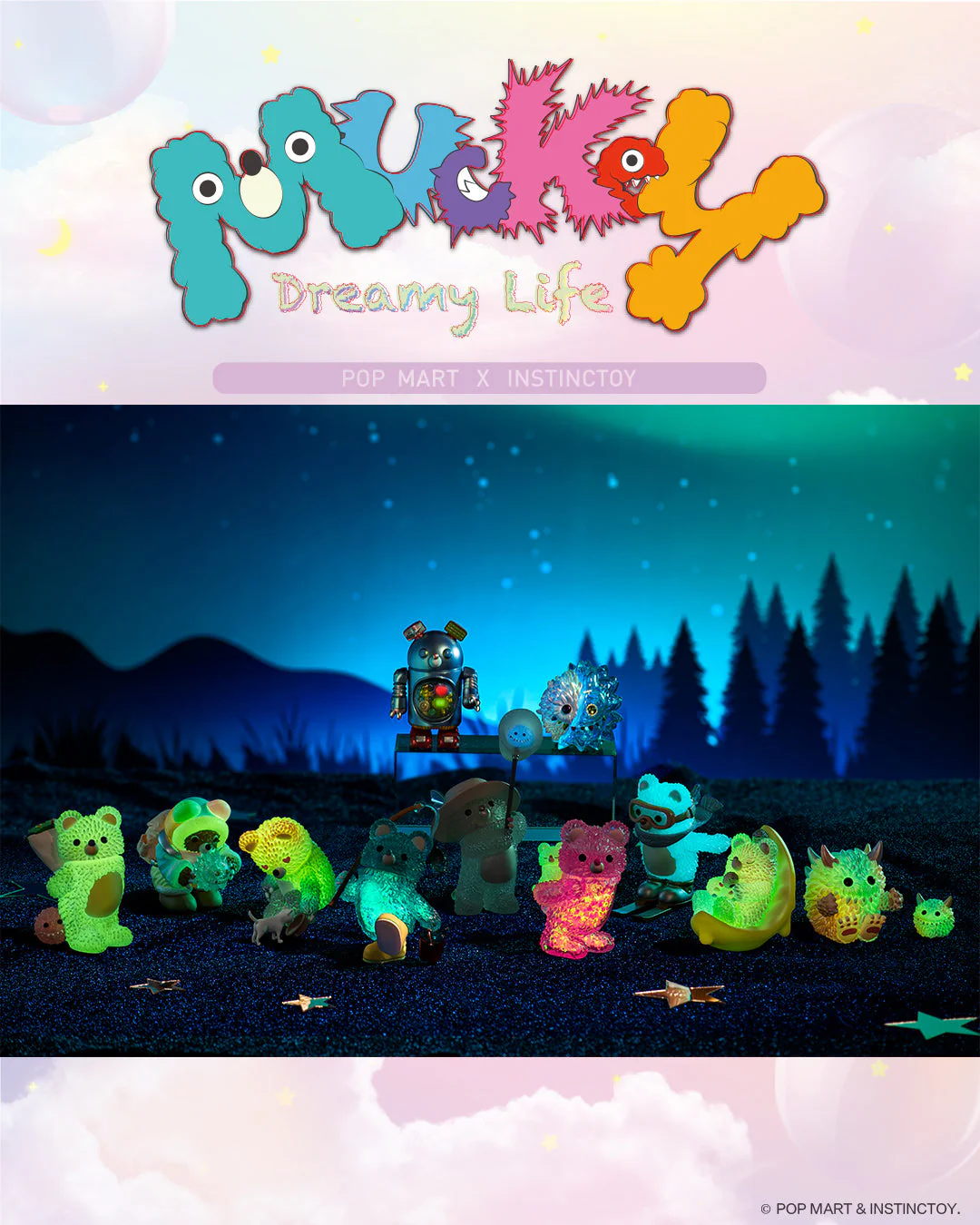 POP MART Instinctoy Muckey Dreamy Life Series