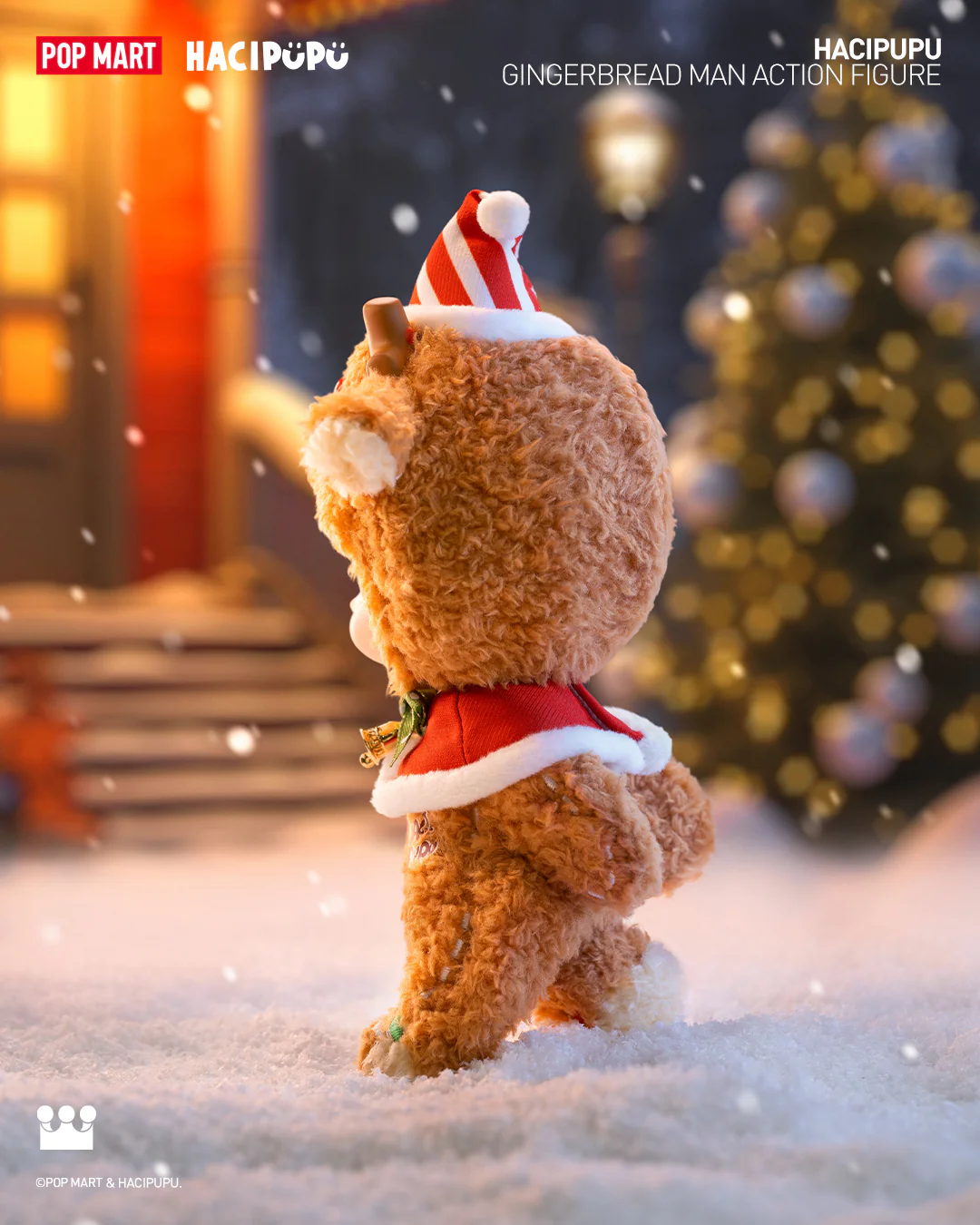 POP MART Hacipupu Gingerbread Man Action Figure