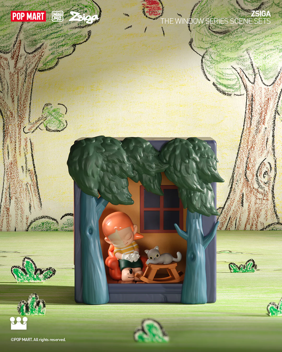 POP MART Zsiga The Window Series Scene Sets