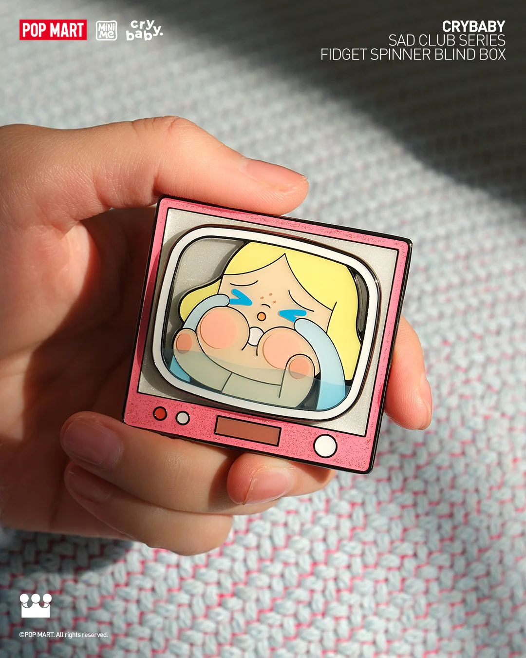 POP MART CRYBABY Sad Club Series-Fidget Spinner Blind Box