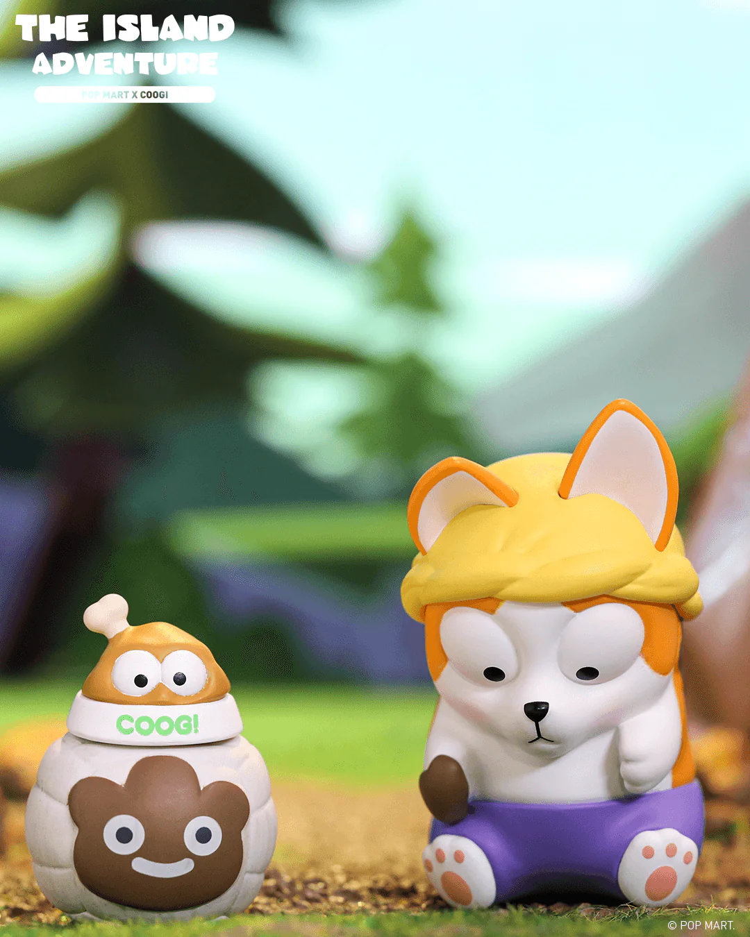 POP MART Coogi & Foody The Island Adventure Series