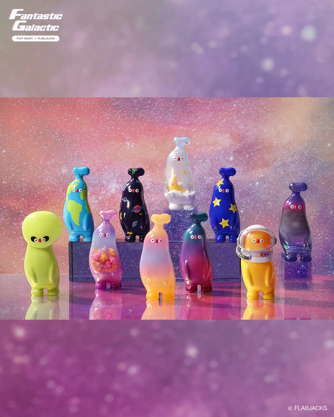 POP MART Flabjacks Banana Boo Fantastic Galactic Series