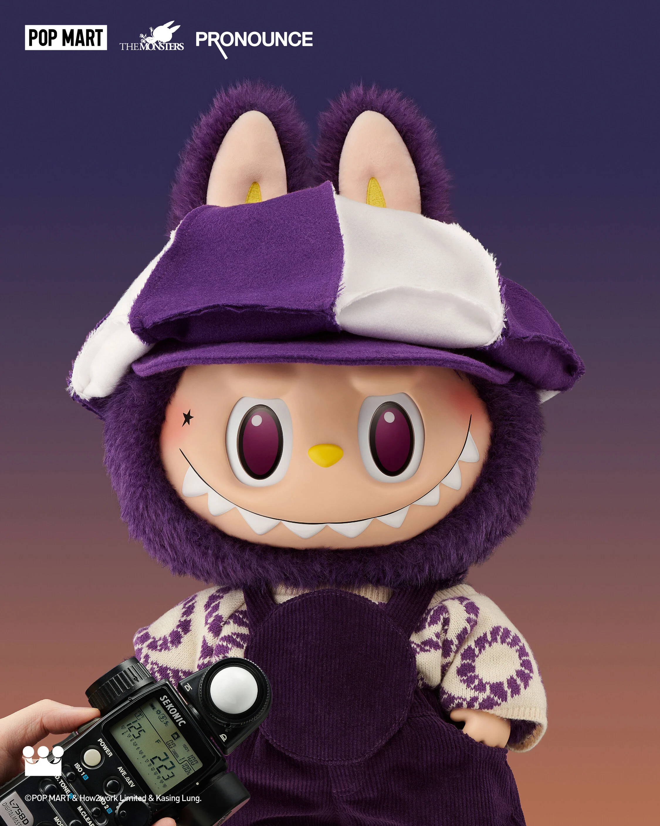 POP MART LABUBU × PRONOUNCE-BE FANCY NOW Vinyl Plush Doll