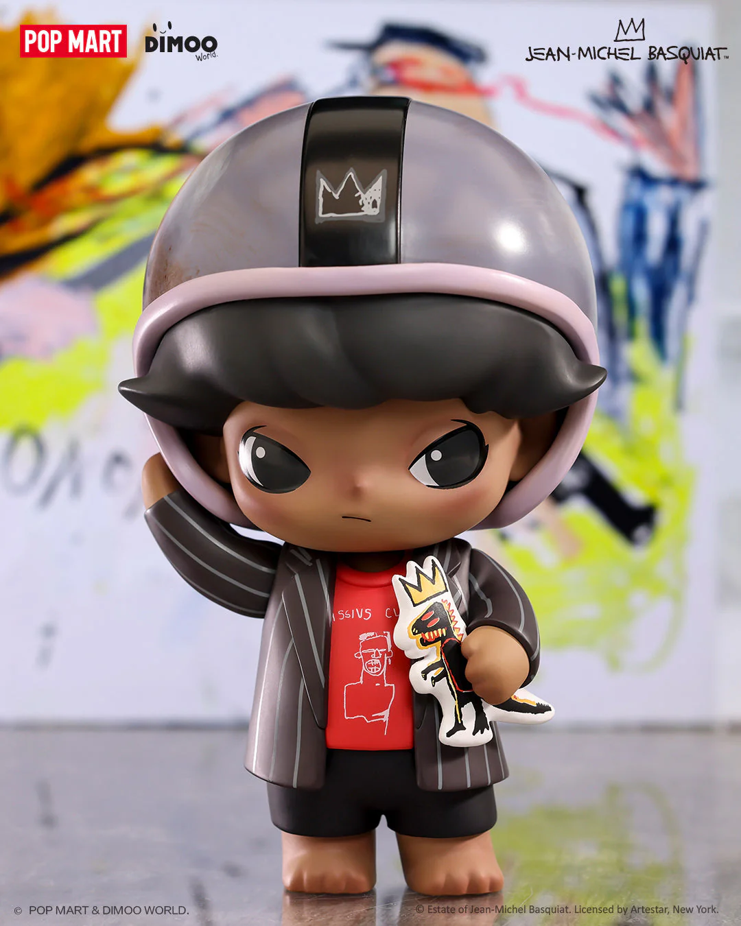 POP MART Dimoo x Jean-Michel Basquiat 001 Figurine