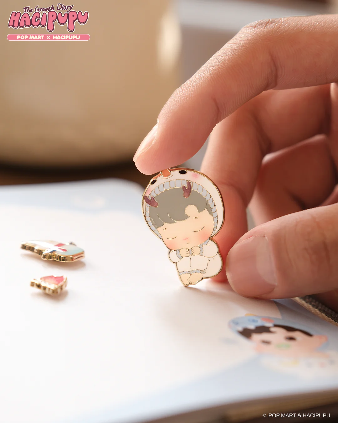 POP MART Hacipupu The Growth Diary Series - Badge Blind Boxes