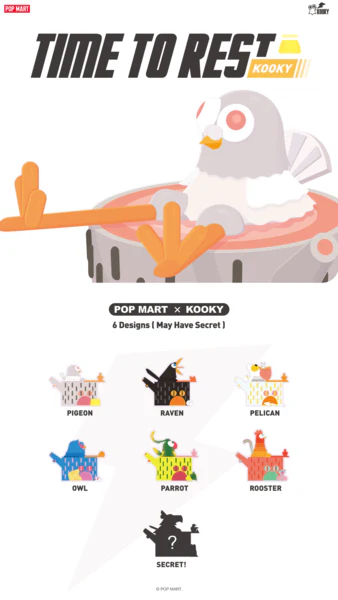 POP MART Kooky Time To Rest Series