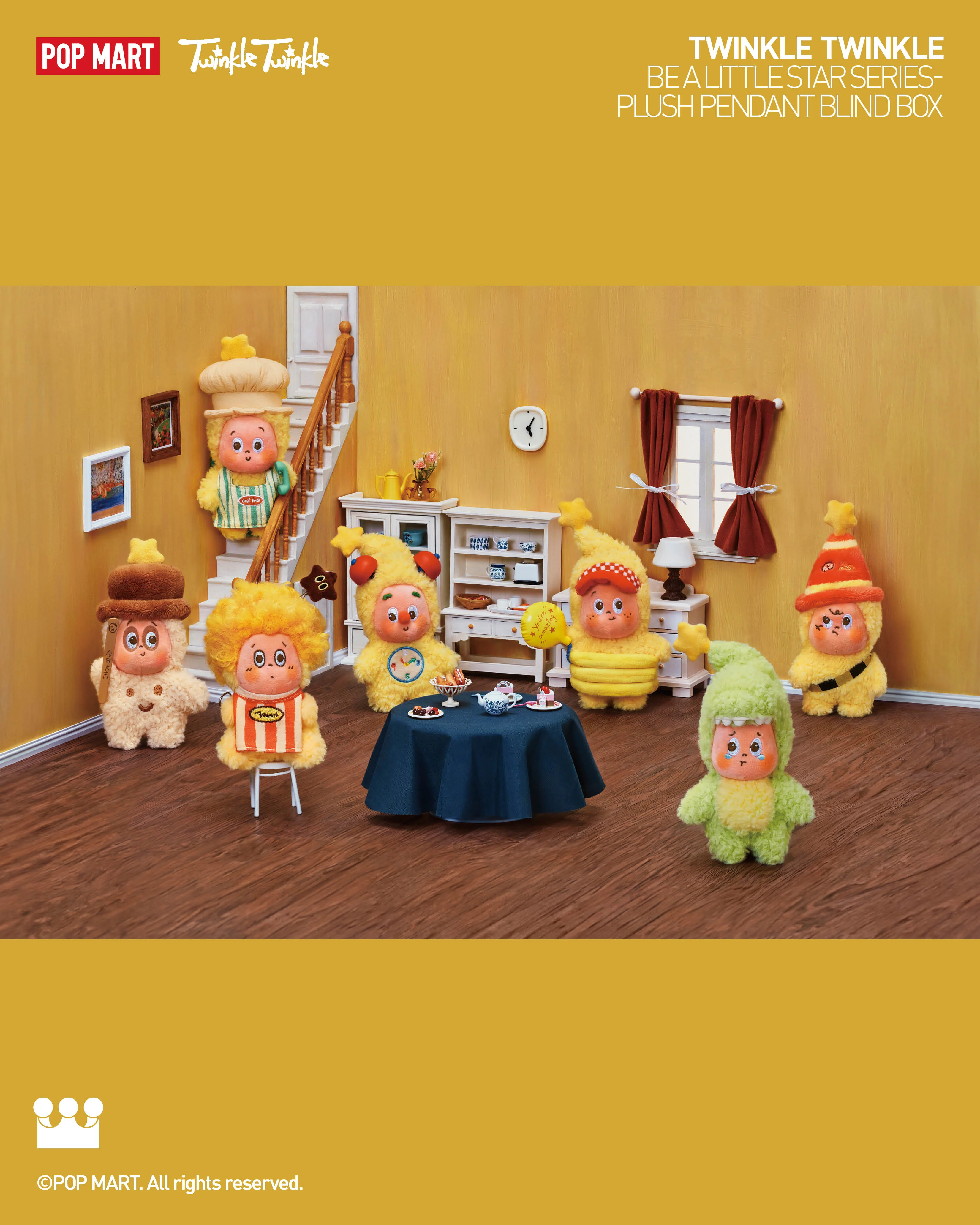 POP MART Twinkle Twinkle Be a Little Star Series - Plush Pendant Blind Box