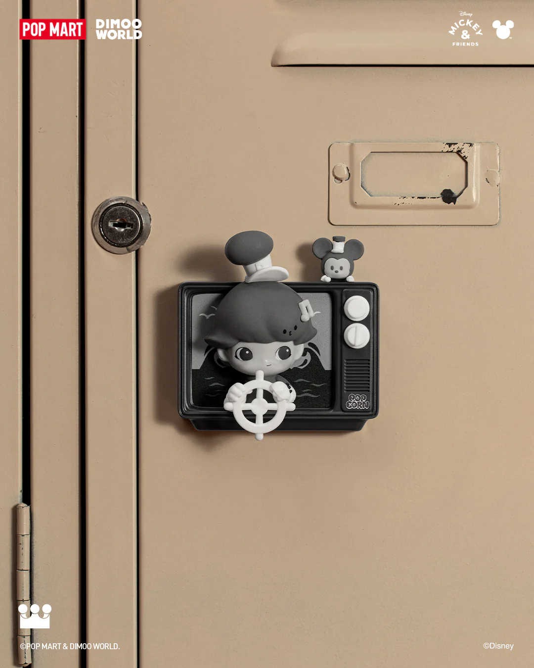 POP MART DIMOO WORLD × DISNEY Series-Fridge Magnet Blind Box