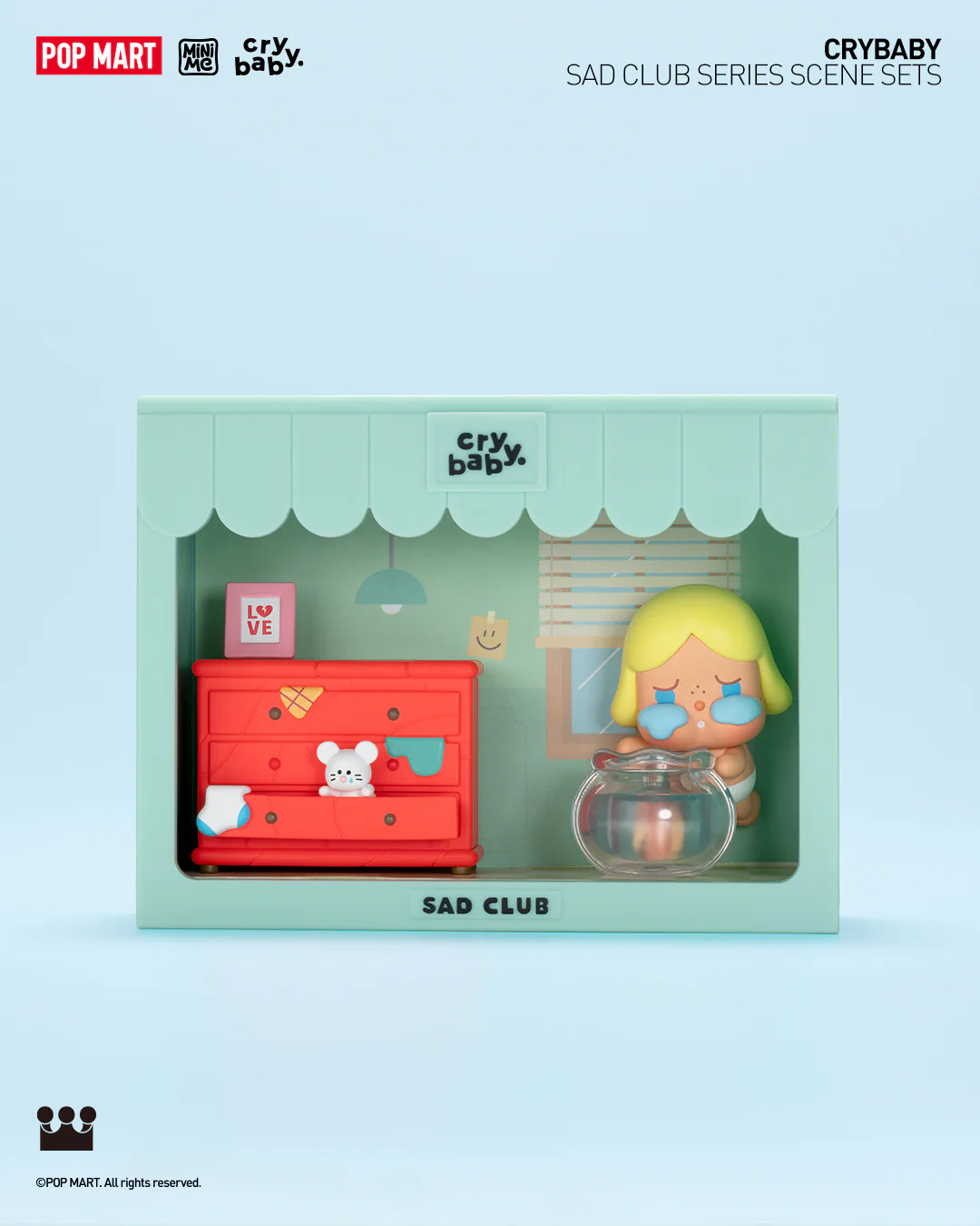 POP MART CRYBABY Sad Club Series Scene Sets