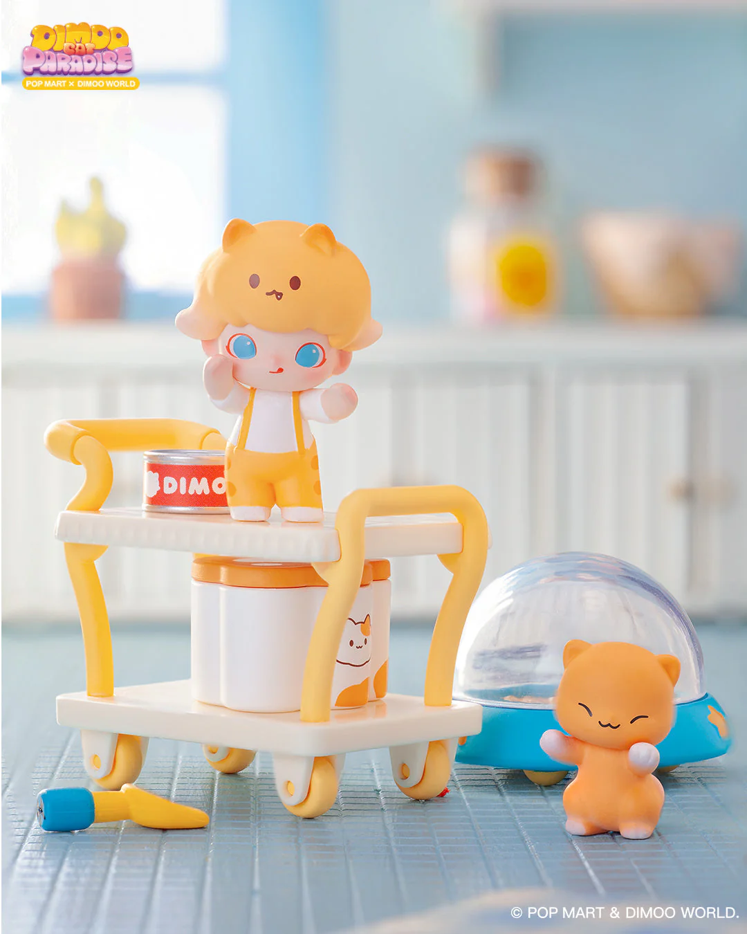 POP MART Dimoo Cat Paradise Series Prop