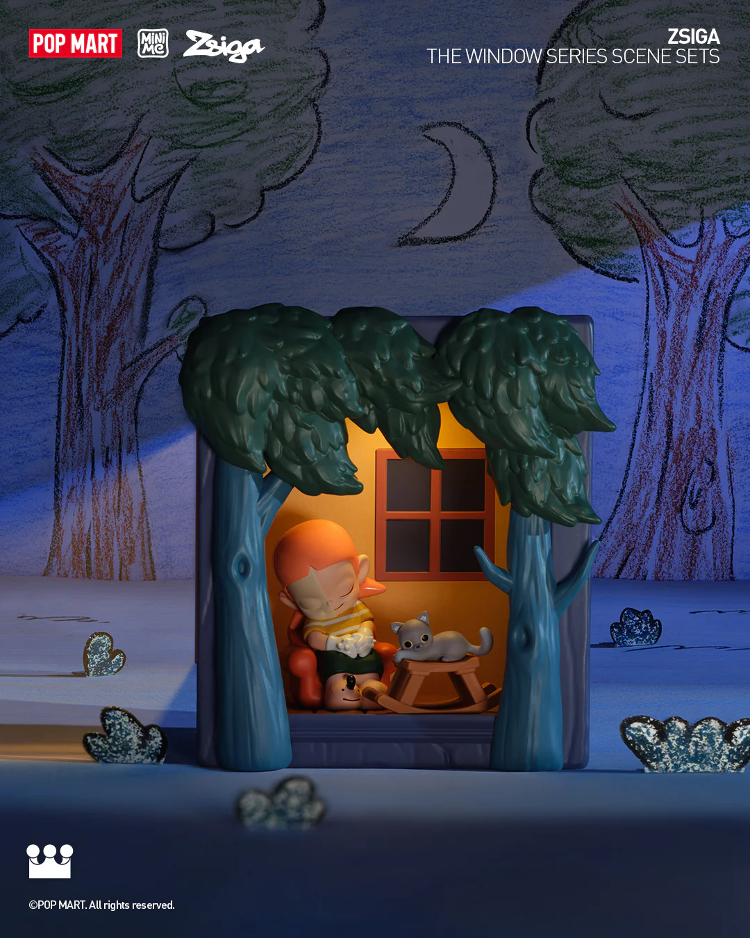 POP MART Zsiga The Window Series Scene Sets