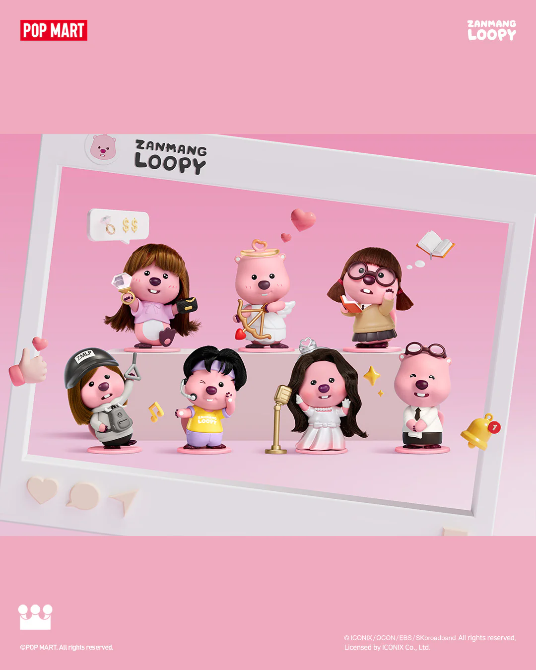 POP MART ZANMANG LOOPY’s Moments Series Figures