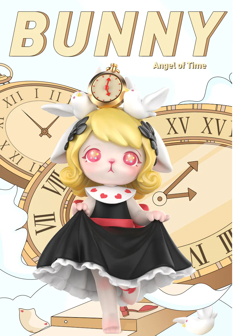 POP MART Bunny Angel of Time Figure