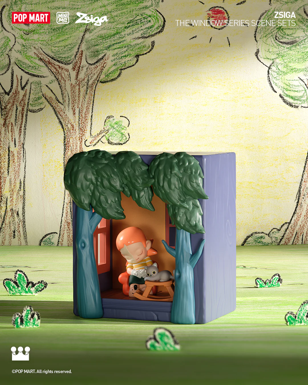 POP MART Zsiga The Window Series Scene Sets